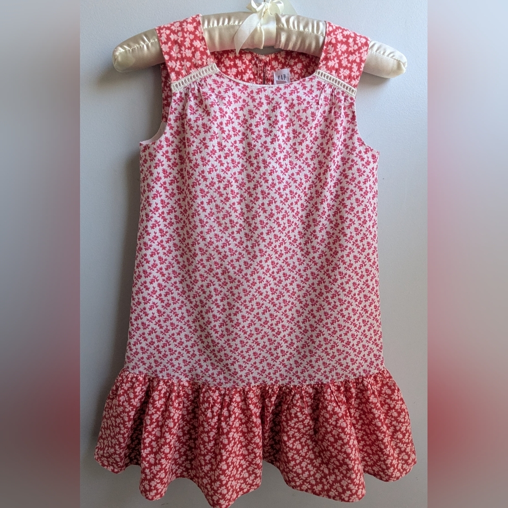 EUC....GAP Kids Floral  100% Cotton Dress Girls Size M(8/9)
